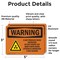 Signmission Radiation & Laser Sign, 3.5 in H x 5 in W, Vinyl Decal, Rectangle OS-2PACK-WS-D-35-L-12953 - alternate 6